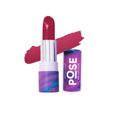 MyGlamm POSE HD Lipstick - Raspberry 4g