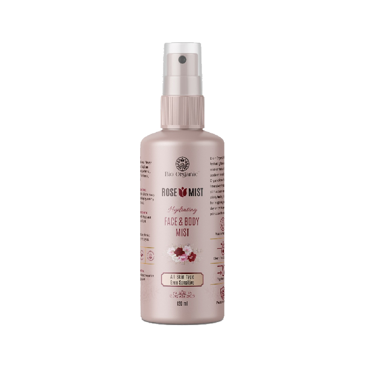 Bio Organic Rose Water (Face & Body Mist) 120ml