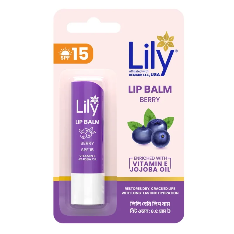 Lily Berry Lip Balm With SPF15 (4.5gm)
