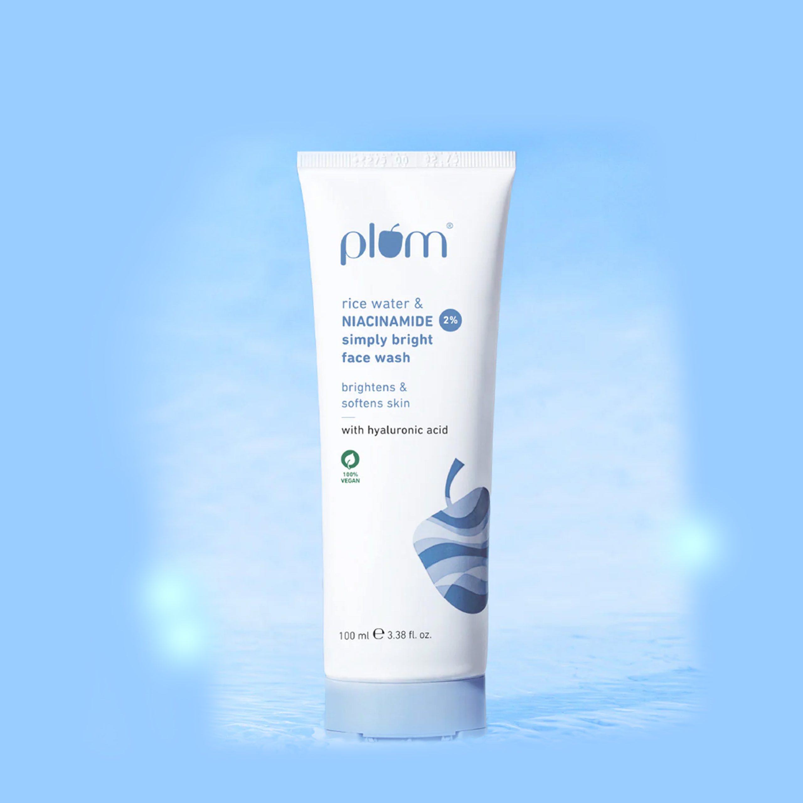 Plum Rice Water & 2% Niacinamide Simply Bright Facewash 100ml