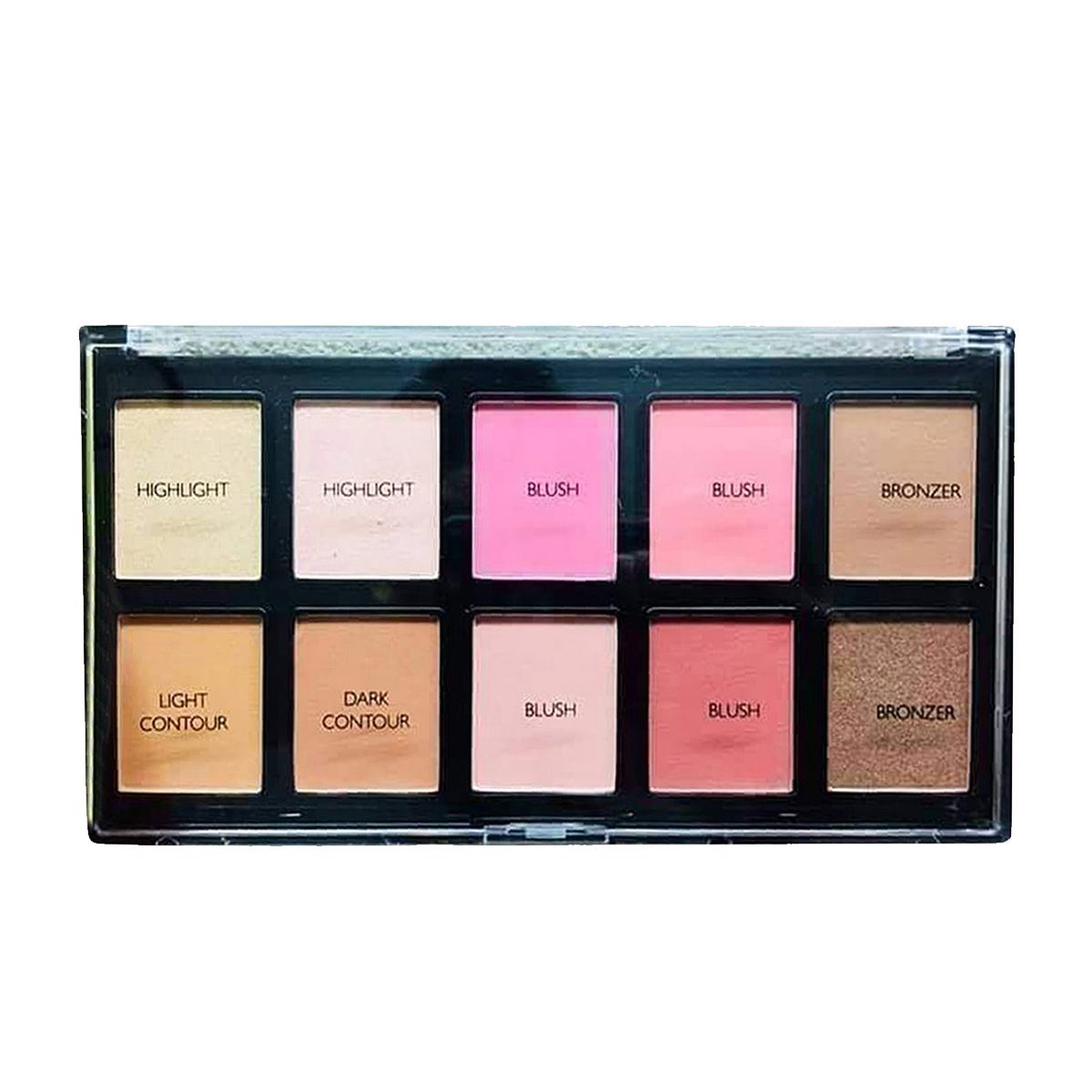 Chanlanya 4-in-1 Highlighter, Blush, Contour and Bronzer Palette