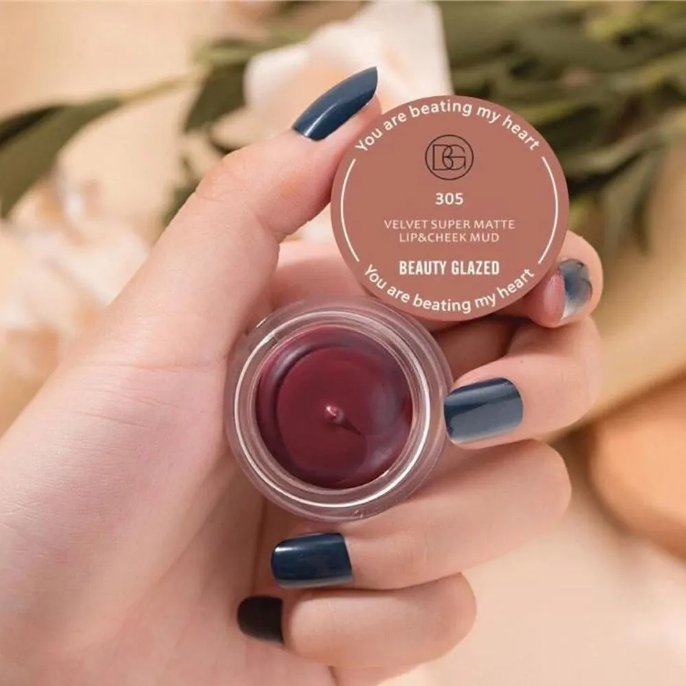 Beauty Glazed Velvet Super Matte Lip &amp; Cheek Mud (305)
