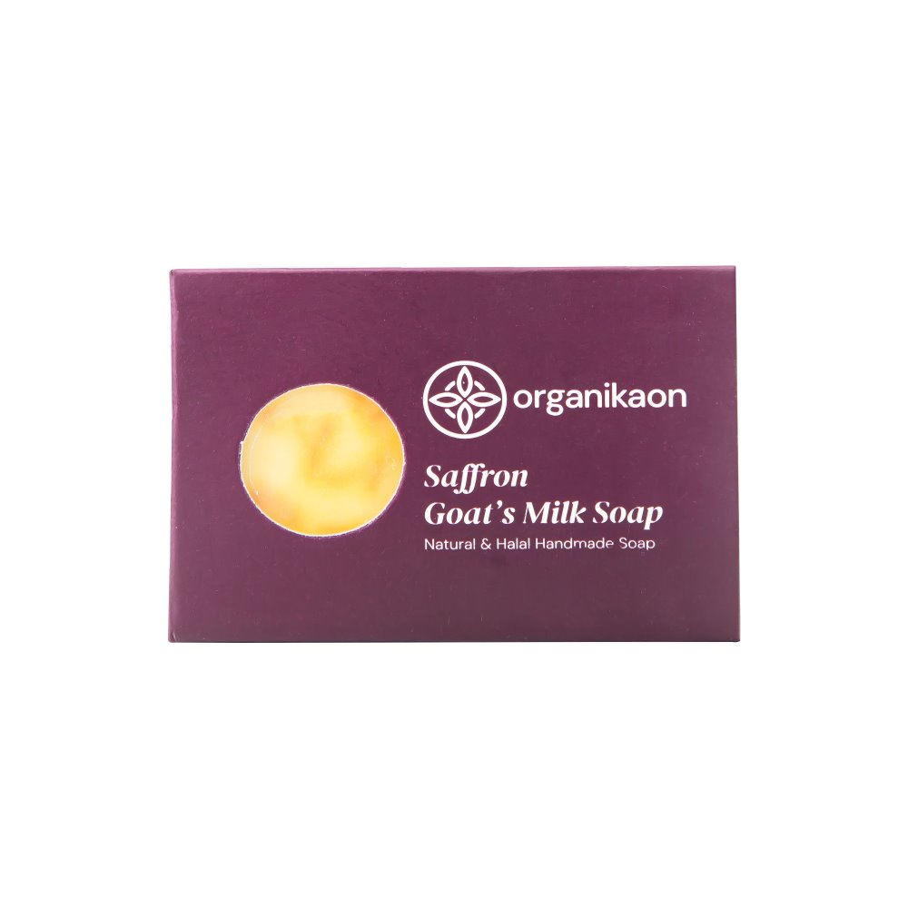 Organikaon Saffron Goat Milk Soap (100gm)