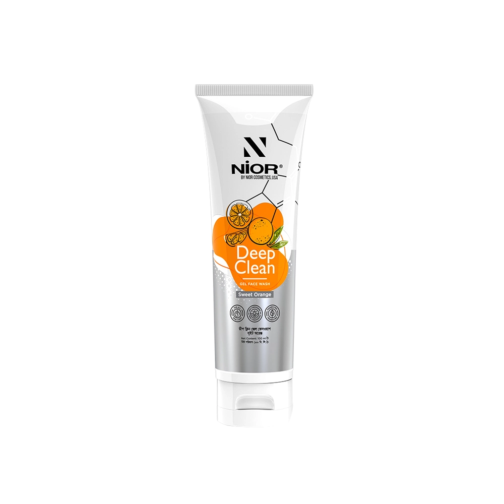 Nior Deep Clean Gel Face Wash (Sweet Orange) - 100ml