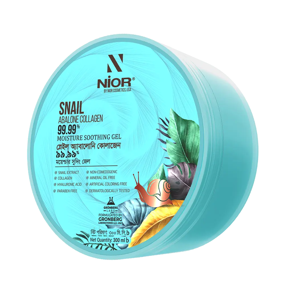 NIOR SNAIL ABALONE COLLAGEN 99.99% MOISTURE SOOTHING GEL 300ML
