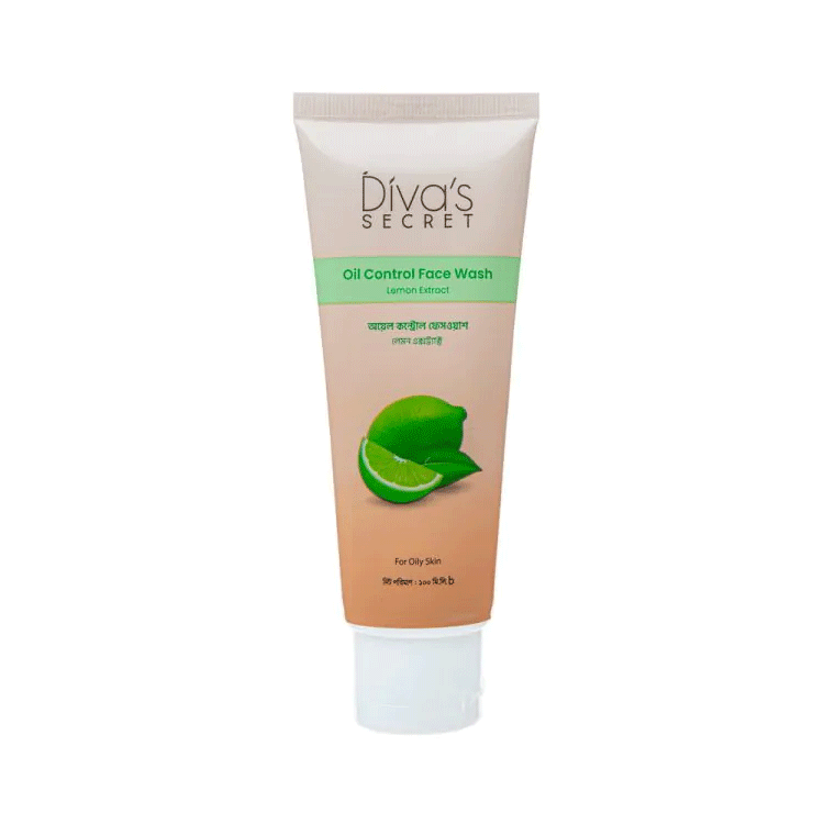 Divas Secret Oil Control Face Wash Lemon Extract For Oily Skin (100ml)