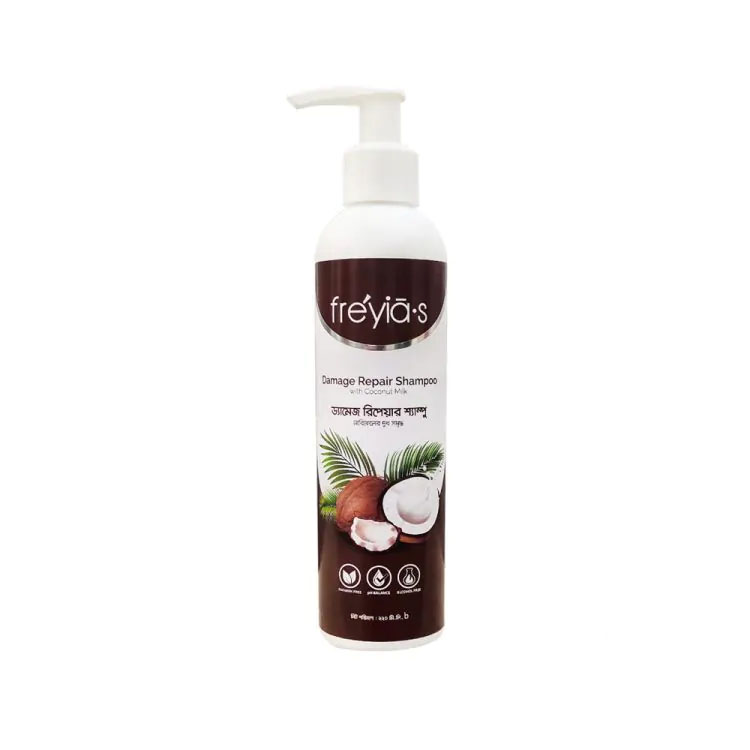 Freyia’s Damage Repair Shampoo with Coconut Milk (220ml)