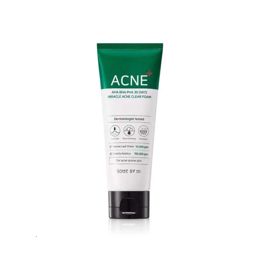 Some By Mi AHA-BHA-PHA 30 Days Miracle Acne Clear Foam (100ml)