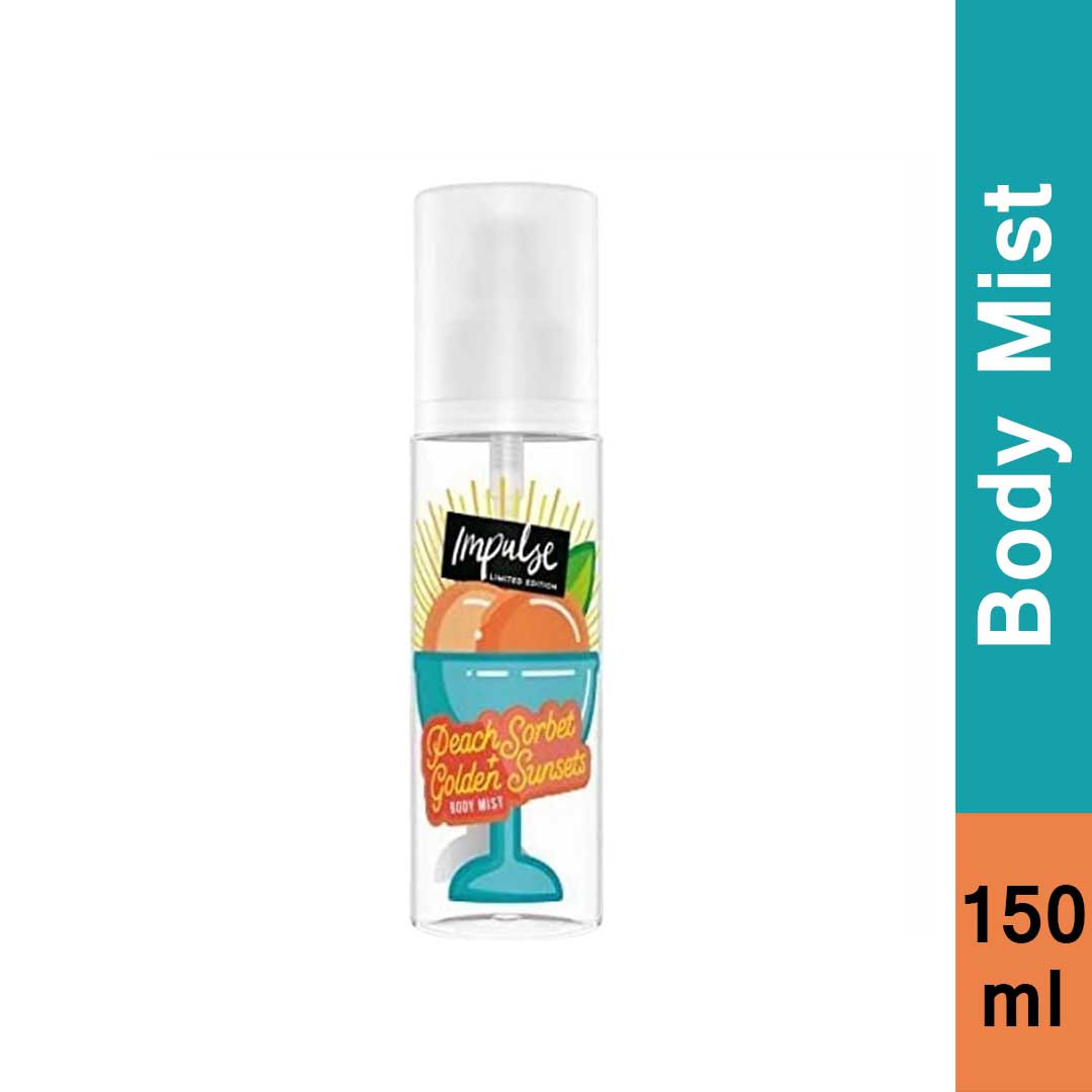 Impulse Body Mist Peach Sorbet &amp; Golden Sunsets Body Mist (150)ml