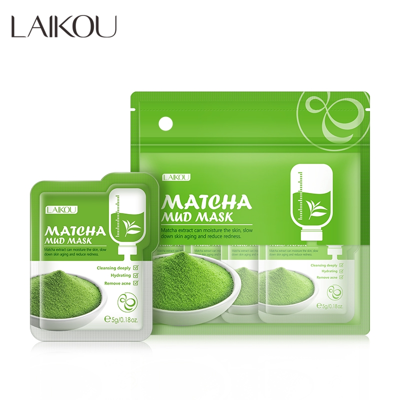 Laikou Matcha Mud Mask 1pcs (5g)