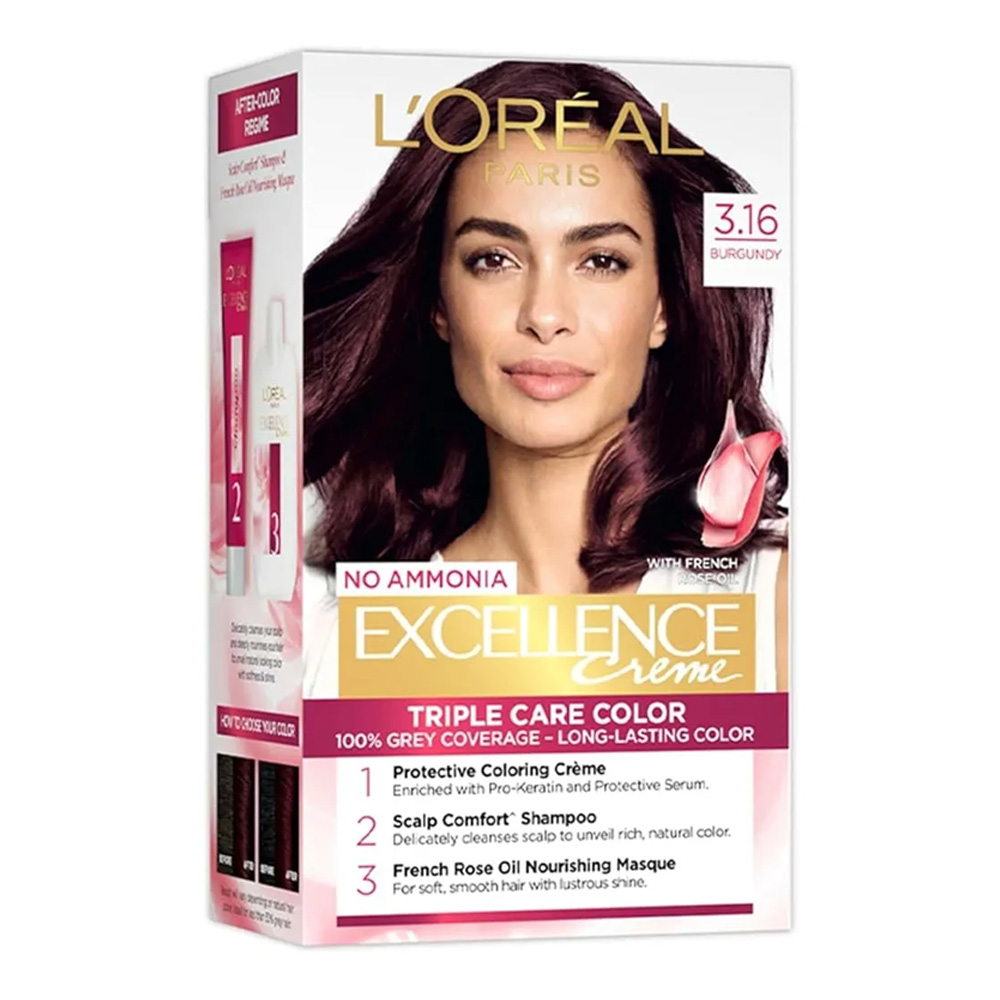 L’Oreal Excellence Creme Triple Care Colour Burgundy 3.16