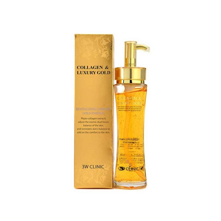 3W Clinic Collagen &amp; Luxury Gold Revitalizing Comfort 24K Gold Essence (150ml)