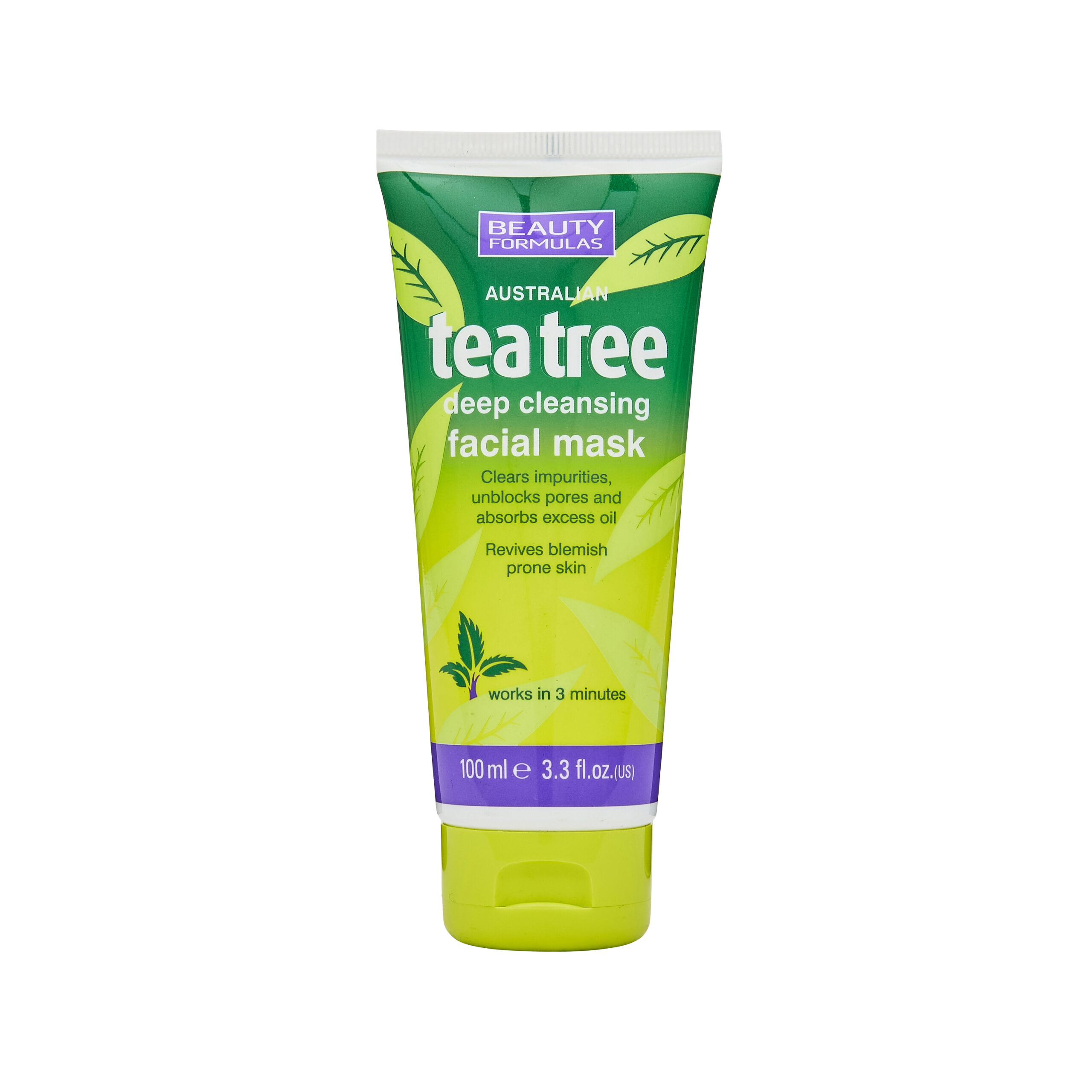 Beauty Formulas Tea Tree Deep Cleansing Facial Mask 100ml