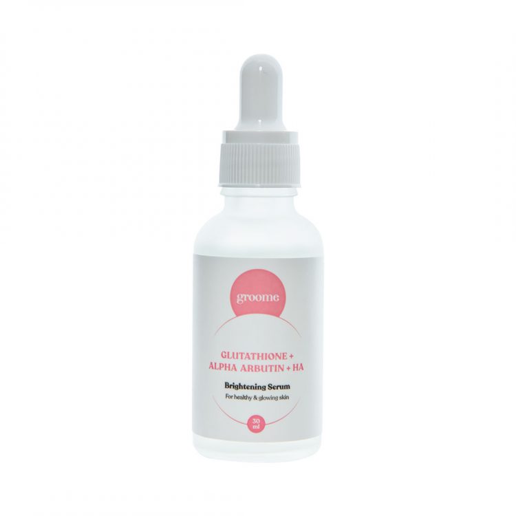 Groome Glutathione + Alpha Arbutin +HA Brightening Serum (30ml)