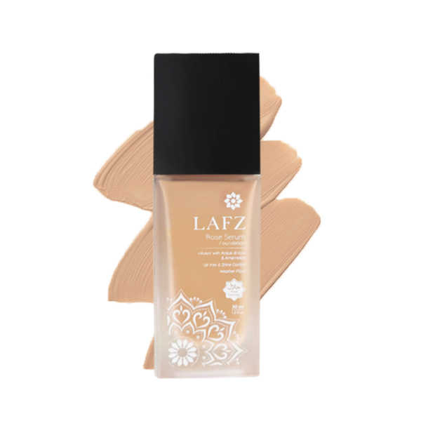 LAFZ Halal Rose Serum Foundation Light Vanilla (30ml)