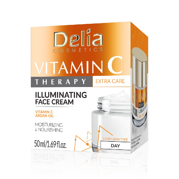 Delia Vitamin C Therapy Illuminating Face Day Cream (50ml)
