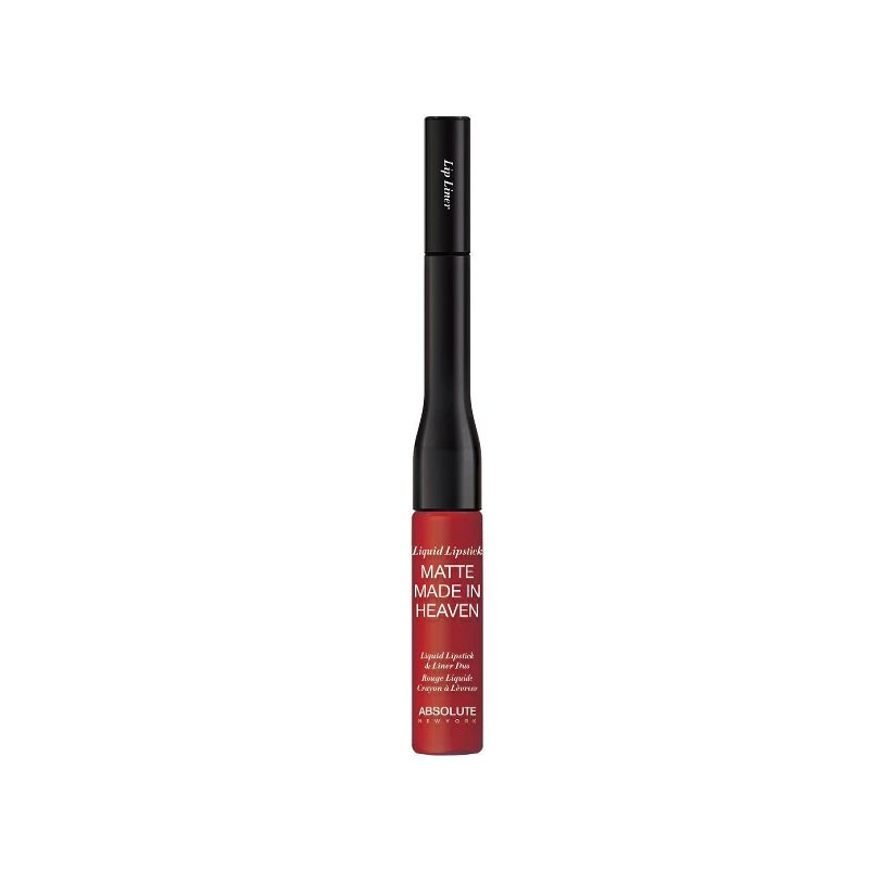 Absolute New York Matte Made In Heaven Liquid Lipstick &amp; liner Duo- Fever