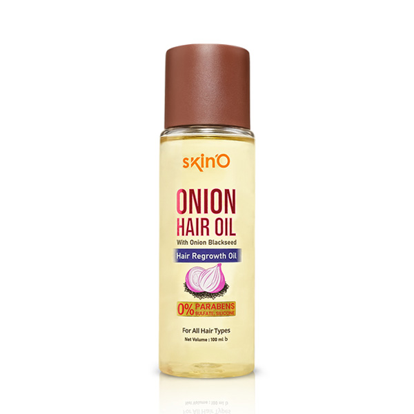 skinO Onion Hair Oil With Onion Blackseed Hair Regrowth Oil 100ml