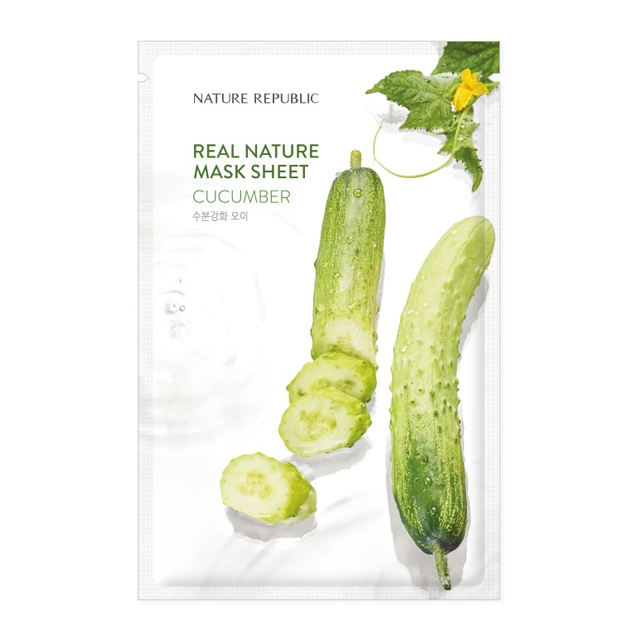 Nature Republic REAL NATURE CUCUMBER MASK SHEET
