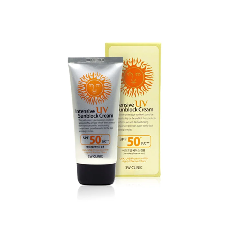 3W Clinic Intensive UV Sunblock Cream SPF50+ Pa+++ - 70ml