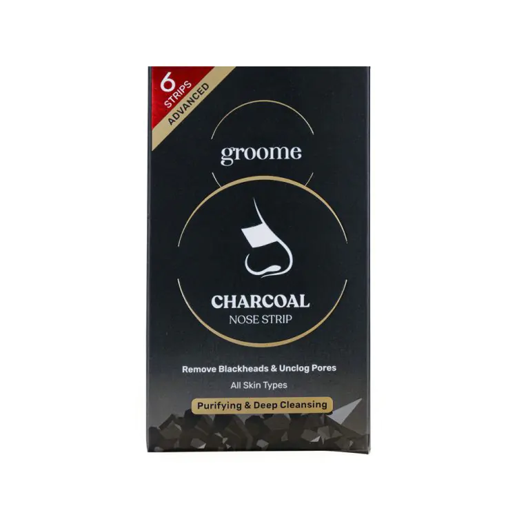 Groome Black Head Charcoal Nose Strips