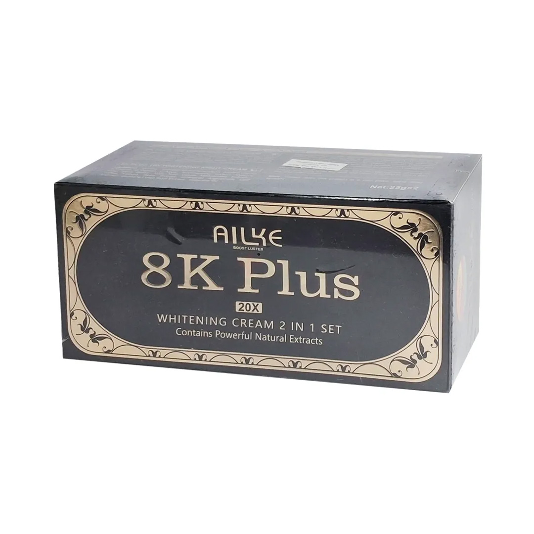 Alike 8K Plus Night And Day Whitening Cream 2 In 1 Set 100g
