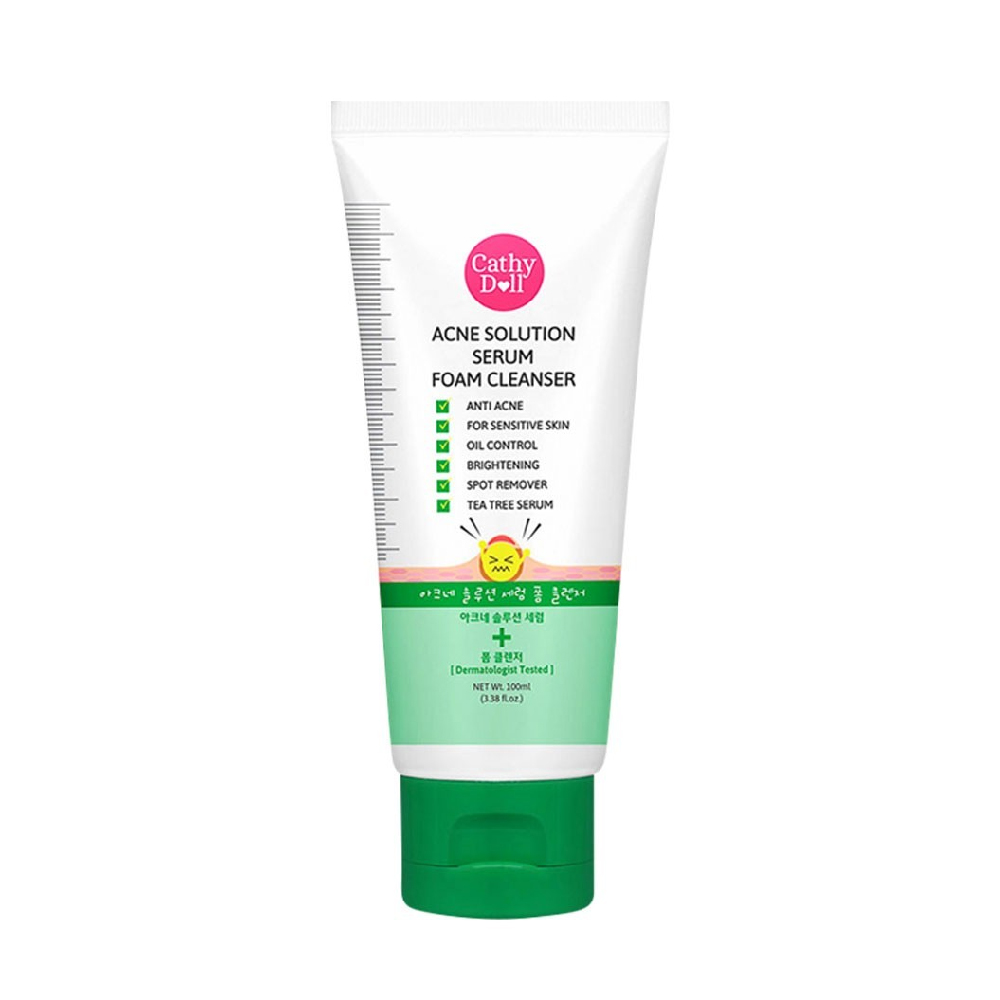 Cathy Doll Acne Solution Serum Foam Cleanser - 100ml