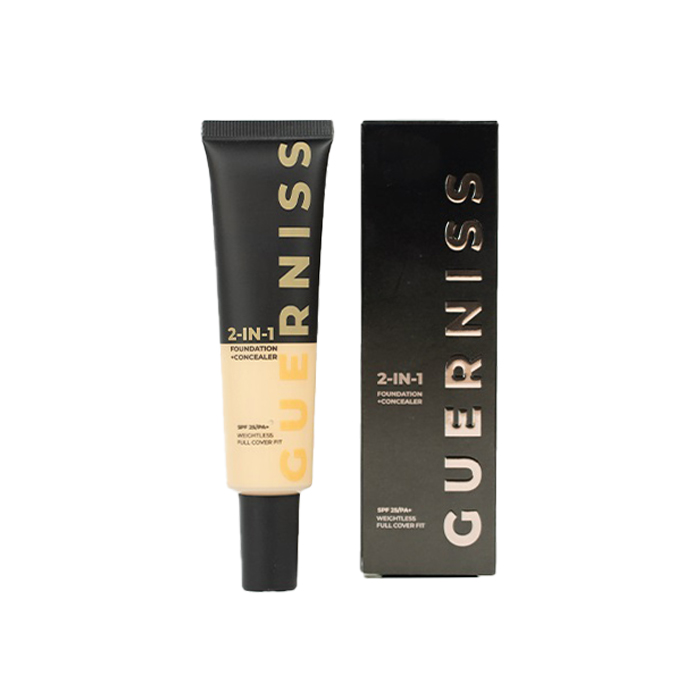 Guerniss Weightless Full Cover Fit Foundation - 104 (30ml)