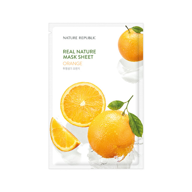 NATURE REPUBLIC REAL NATURE ORANGE MASK SHEET
